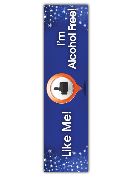 Like Me: I'm Alcohol Free Bookmark