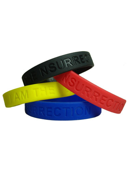 Custom Debossed Silicone Wristband