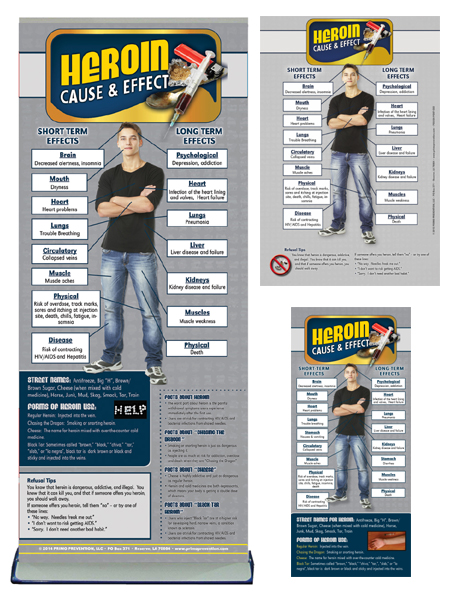 C&E Heroin Retractable Banner Package