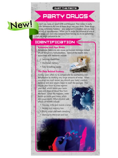 Just the Facts Rack Card: Party Drugs