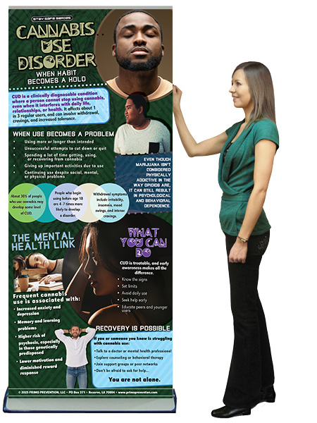 Cannabis Use Disorder Retractable Banner