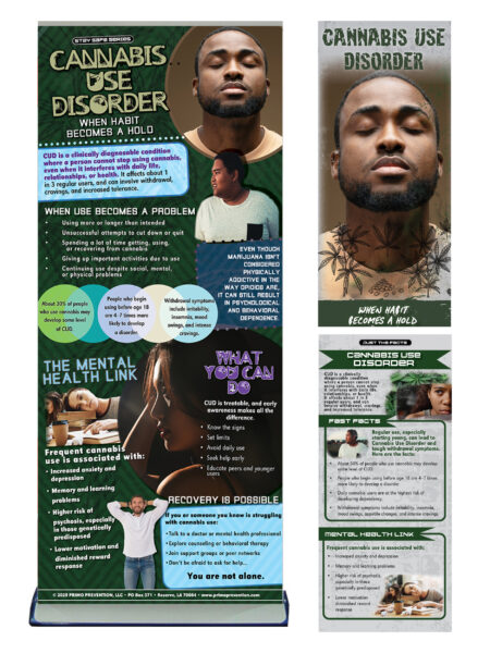 Cannabis Use Disorder Retractable Banner Package