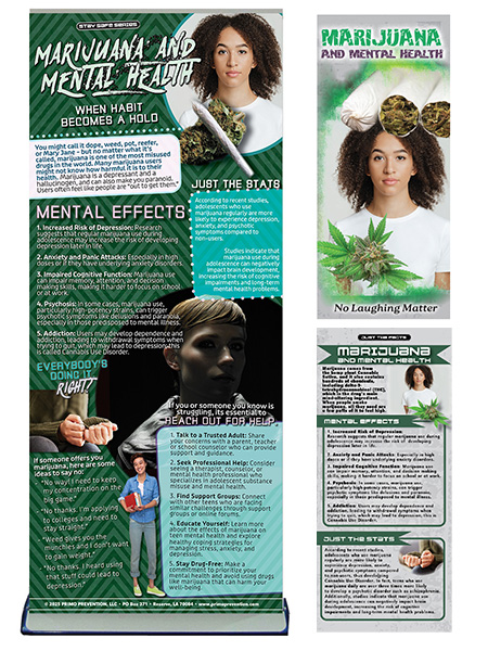 Marijuana & Mental Health Retractable Banner Package